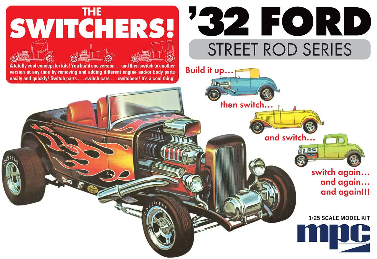1932 Ford Switchers Roadster/Coupe 1/25 MPC Models