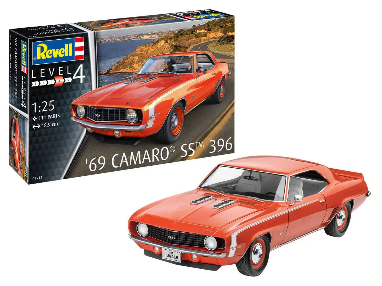 1969 Chevy Camaro SS 396 1/25 Revell Germany