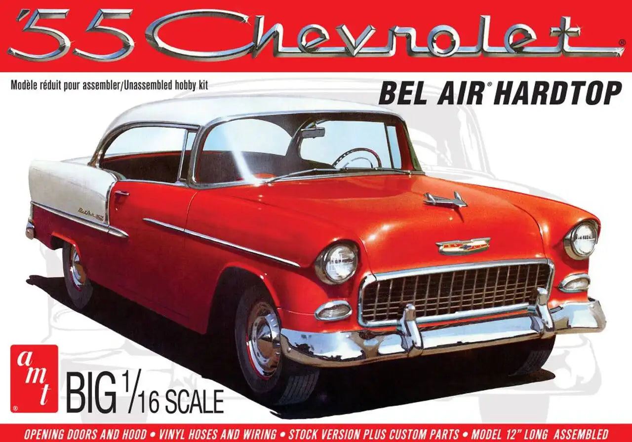 1955 Chevy Bel Air Hardtop 1/16 AMT Models