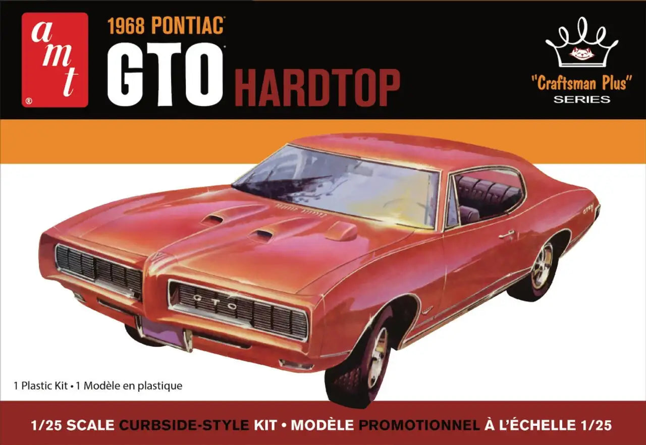 1968 Pontiac GTO Hardtop Craftsman Plus Series 1/25 AMT Models